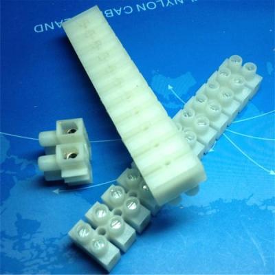 China Natural PA66 12poles 94v-2 nylon66 PA terminal blocks for sale