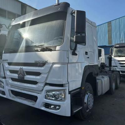 China Sinotruk HOWO 6*4 Tractor truck head tractor truck howo trailer head 10 tires truck for sale 6.8*2.5*3.1 for sale