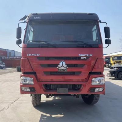 China Sinotruck HOWO 6*4 Red 10tyre dump truck  Made in China rear eight wheels small mining dump truck > 8L for sale