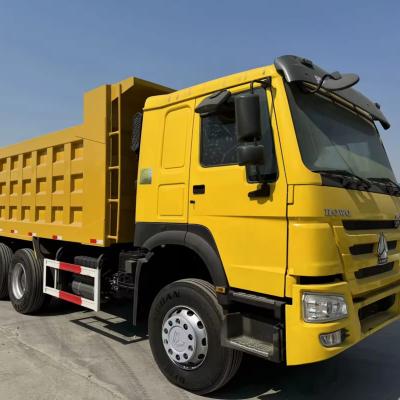 China Safty Sinotruck Camion Howo Dumper Truck Low Price Tipper Dump Truck 6x4 371 10 Wheeler 40 Ton 12 Fast Automatic WEICHAI Euro 6 for sale