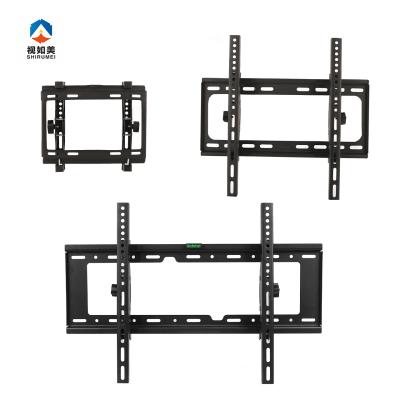 China Wholesale Cold Rolled Steel Universal LCD 14-32Inch LED TV Wall Bracket Flat Tilt Fixed Mount With Gradient for sale