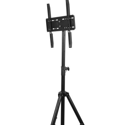 China TV/Monitor Tripod Floor Stand 360 Rotation Mount Swivel Tilt Modern Retractable Height Adjustable LCD LED Display Screen Bracket for sale