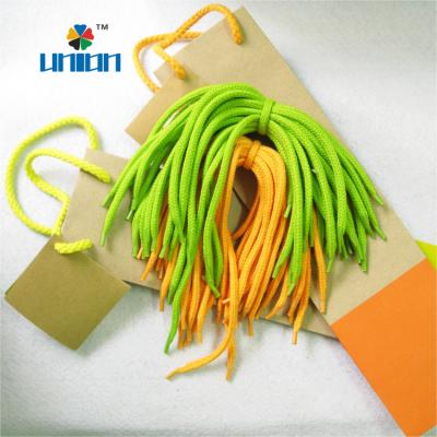 China Wholesale Not Easy Split 5mm Braided Round Cotton Rope Handle For Shopping Bag for sale