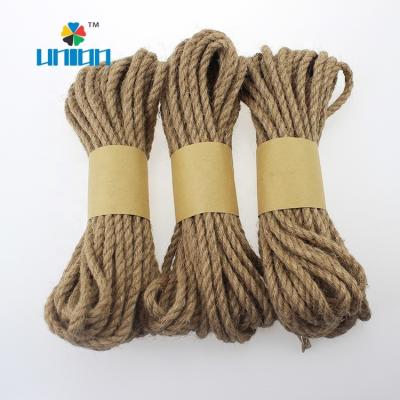 China Wholesale Eco - Friendly Custom 5mm Natural Jute Twisted Rope For Packaging Or Decoration for sale