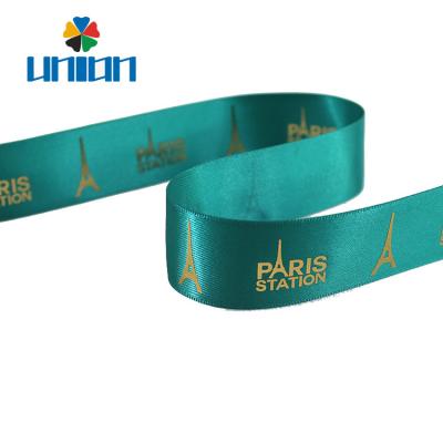 China China Factory Supply Sustainable Christmas Custom Printing Ribbon For Garments for sale