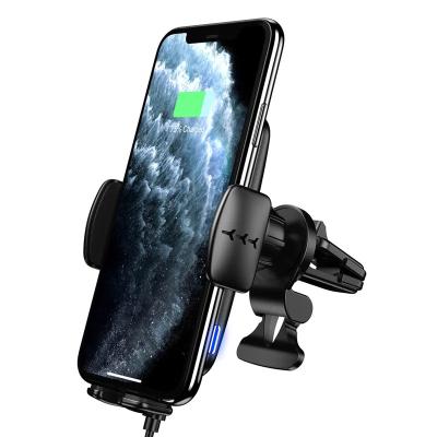 China 2023 15w Mobile Phone Fast Charger Manufacturers High Quality Hot Selling OEM Automaticcar Magnetic Car Wireless Charger For BMW Car for sale