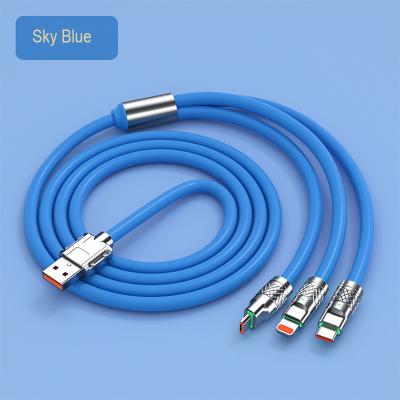 China High Speed ​​Charging Count Type-C Micro USB 3 in1 USB Cable 2023 Most Popular Fast Phone Charger Charging Cable Cable for sale