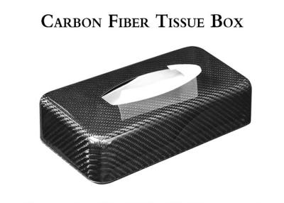 China SGS Approved Slip Resistant Carbon Fiber Tissue Box for sale