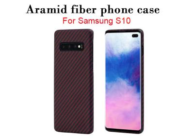 China Logo Printed Military Material Samsung S10 Aramid Fiber Case for sale