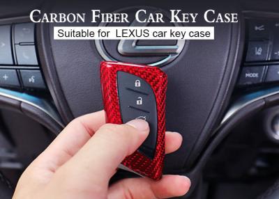 China 3K Weave No Melting Point LEXUS Carbon Fiber Car Key Case for sale