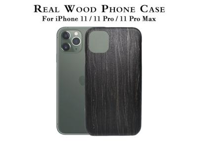 Cina IPhone 11 inciso leggero pro Max Wood Case del ghiaccio nero in vendita