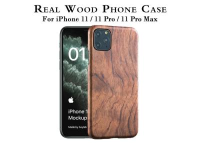 Cina cassa di legno incisa spessa del telefono di 0.2mm per pro massimo dell'iPhone 11 in vendita