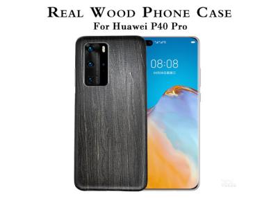 China Caja de madera grabada a prueba de choques del teléfono para Huawei P40 favorable en venta