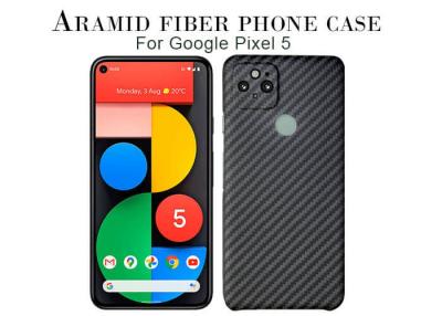 China Anti Fingerprint Aramid Fiber Phone Case For Google Pixel 5 Carbon Fiber Cover for sale