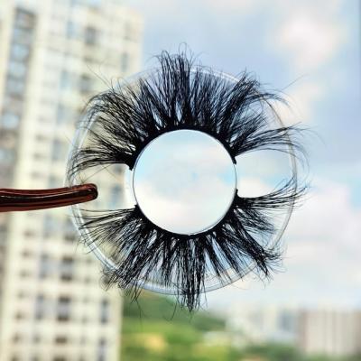 China Lashes3d Mink Wholesale Vendor 25mm Natural Soft Luxury Eye Lashes 25mm Mink Eyelashes Vendor for sale