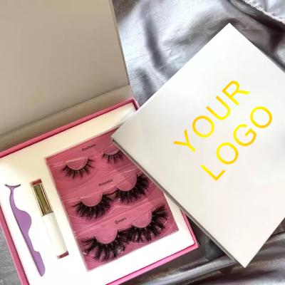 China 25-30 Times Fluffy Dramatic 25mm Mink Lashes Eyelash Wholesaler Customized Boxes 25mm Eyelashes for sale