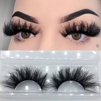 China 25-30 Times Cruelty Mink Lashes3d Full Free Wholesale Fake Mink Seller 25mm Strip Lashes Custom Private Label Fake Mink Eye Lashes for sale