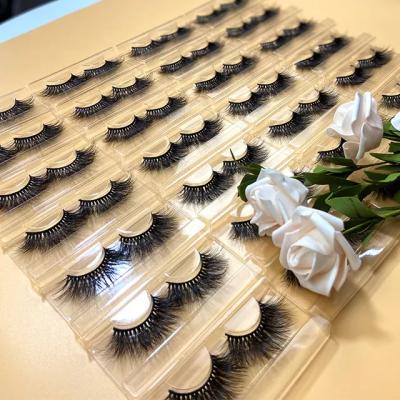 China 25-30 Wholesaler Custom Mink Eyelashes Package Box Bulk 3d 25mm Full Strips Lashes Professional Lashes5d Fluffy Cases for sale