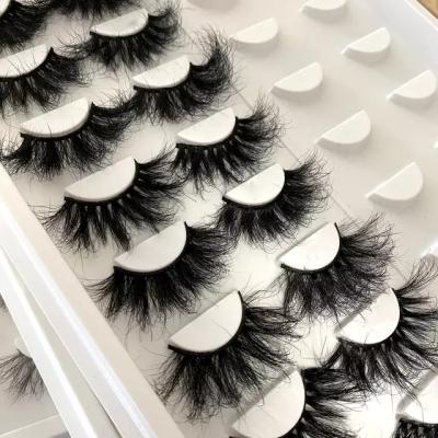 China 25-30 Times Private Label Fake Eye Lashes Real Mink Eyelashes Lashes 3d 25mm 3d Eyelash Fluffy Wholesaler Customized Boxes for sale