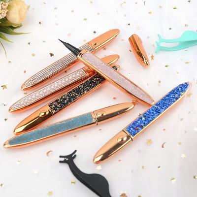 China 2021 Wholesale Lower Price New Designs Private Label Waterproof Quick Drying Waterproof Self Adhesive Colorful Liquid Eye Liner Pen Seller for sale