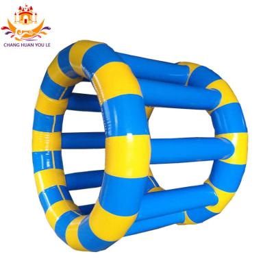 China PVC Frame Swimming Pool Aqua Sport Games Inflatable Water Pool Obstacle Course For Sale for sale