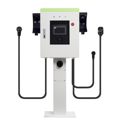 China Indoor/Outdoor DC 30kW Wall Mounted Charging Post For Electric Vehicles (European Standard, Japanese Standard, GUO Standard) for sale