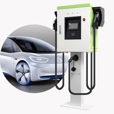 China GB/T 30kw Battery Charging Station Electric Vehicle Charger New Energy Wall Mounted Direct Charging Fast Charging for sale