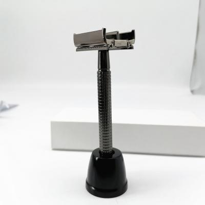 China Super Purity Twin Blade Mens Grooming Stainless Steel Butterfly Razor Safety Razor for sale