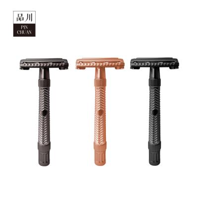 China Hot Selling Twin Blade Double Edge Butterfly Professional Safety Razor For Man for sale