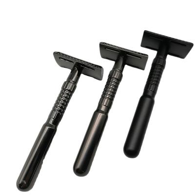 China New Design Double Blade Edge Razor Blade Safety Razor Eco Friendly Twin Metal Razor for sale