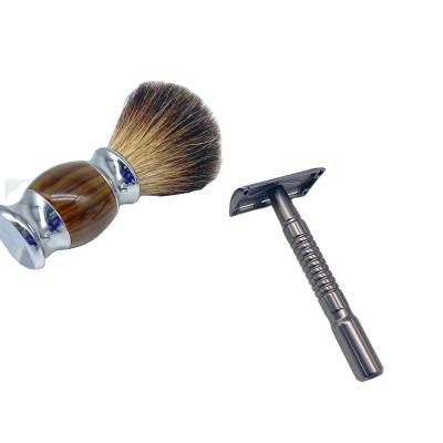 China Twin Blade Safety Razor Shaving Bikini Safety Razor For Women Metal Handle Traditional Shaving Razor for sale