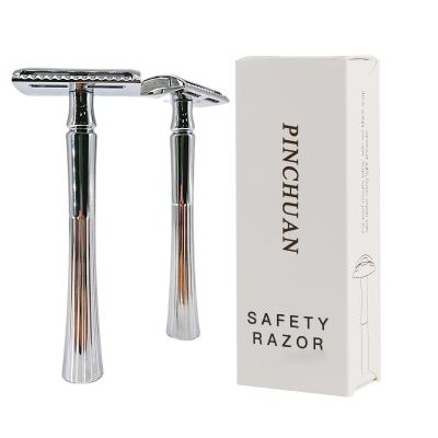 China Twin Blade Promotional Price Face Shaving Razor Double Edge Safety Disposable Shaving Razor For Men for sale