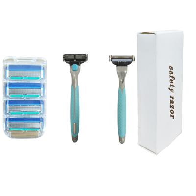 China Top Shipping Plastic Triple Blades Triple Blades Manual Cheap Disposable Classic Shaving Razor for sale