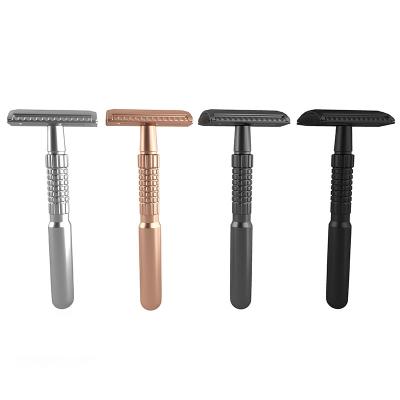 China Hot Selling Single Blade Men Shaving Classic Metal Double Edge Blade Safety Razor for sale