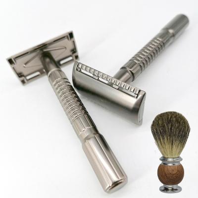 China Timeless Twin Blade Metal Double Blade Shaving Razor Maker for sale