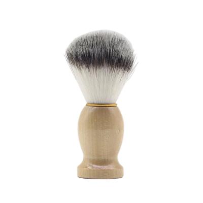 China Wood Skin-Friendly Super Smooth Shave Brushes Personalized Nylon Hair Brush Nylon Bristle Brushes for sale