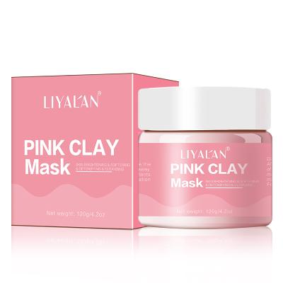 China Blemish Damage Remover Clay Facial Mask Deep Cleansing Black Head Clearing Natural Deep Cleansing Pink for sale