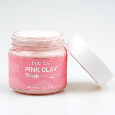 China Private Label Nourishing Wholesale Detox Whitening Pink Clay Mask Skin Care Face Mask for sale