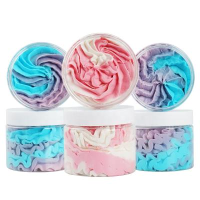 China LIYALAN Bubble Dispenser Brand Soap Base Organic Bubble Bath Exfoliating Body Scrub Foaming Colorful Whipped Soap for sale