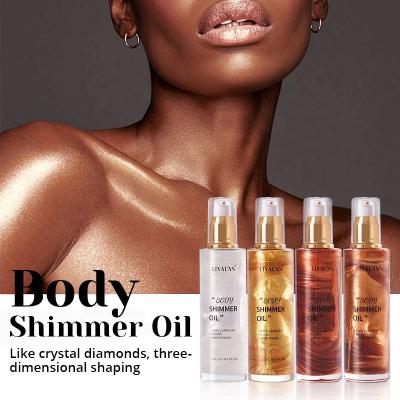 China Skin Shimmer Shimmer Oil Waterproof Vegan 2021 Hot Selling Body Shimmer Body Shimmer Bar Shimmer Shimmer Bar Shimmer Oil Waterproof for sale