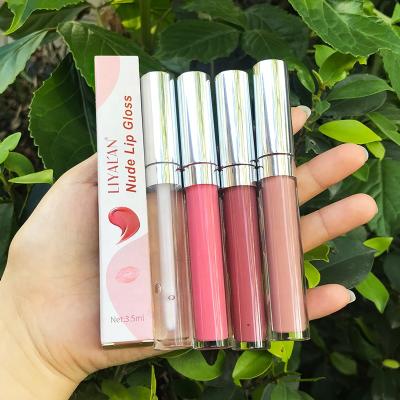 China Waterproof Matte Clear Lip Gloss Waterproof Lip Gloss 8 Colors Matte Clear Lip Gloss Nude Plumper Liquid Lipstick Wholesale for sale