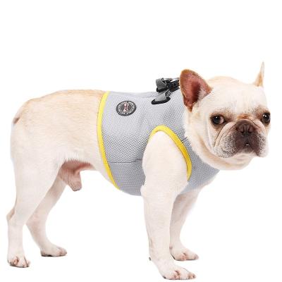 China Large Media Cooling Vest Summer Ice Mesh Jacket Soft Walking Breathable Dogs Reflective Outdoor Pet Harness Small Small for sale