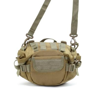 China Water Proof Men Increasing Shoulder Bag Waterproof Army Pussy Pack Waist Tactical Bags for sale