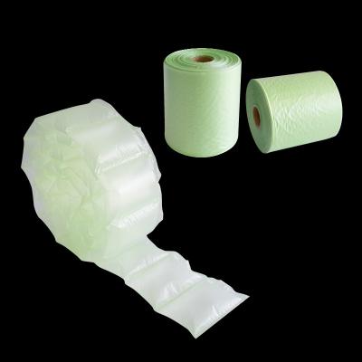 China Safety Compostable High Standard Bubble Film Protective Zero Filling Film Bags Packing Pillow Bubble Biodegradable Air Cushion for sale