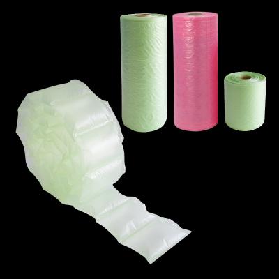 China Compostable Bubble Film Low Price Biodegradable Void Filling Film Bags Packaging Inflatable Pillow Cushion Airbags for sale