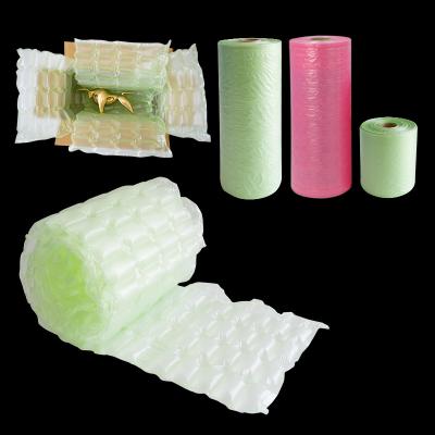 China Popular New PE+PA Film Inflatable Pocket Wrap Roll Pouch Bubble Air Cushion Recyclable Pillow for sale