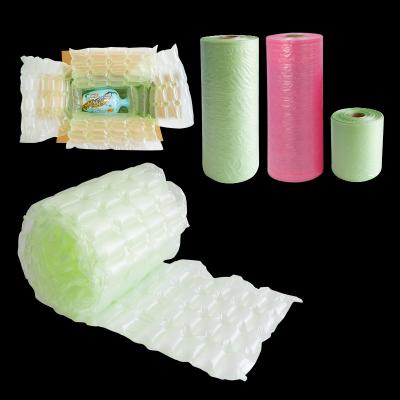 China Compostable Bubble Film Shipping Pad Filling Protective Cushion Film Inflatable Bubble Air Pillow for sale