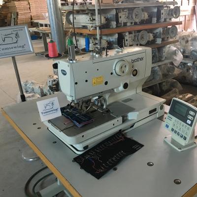 China Sewing Machine Shops Used Used Buttonholer Old 2nd Brother 9820-01 Programmable Buttonhole Garment Maquinas De Coser Usedas Eylet for sale