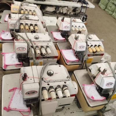 China Clothing Stores Used Direct Drive Overlock Machine Used 747DD Maquinas De Coser Industriales Usedas for sale