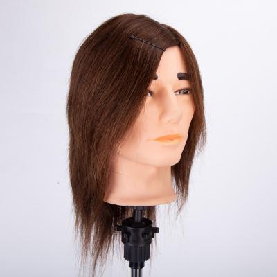 China Cheap 100% Real Wave Silky Straight Human Hair Mannequin Training Head For Hairdresser for sale